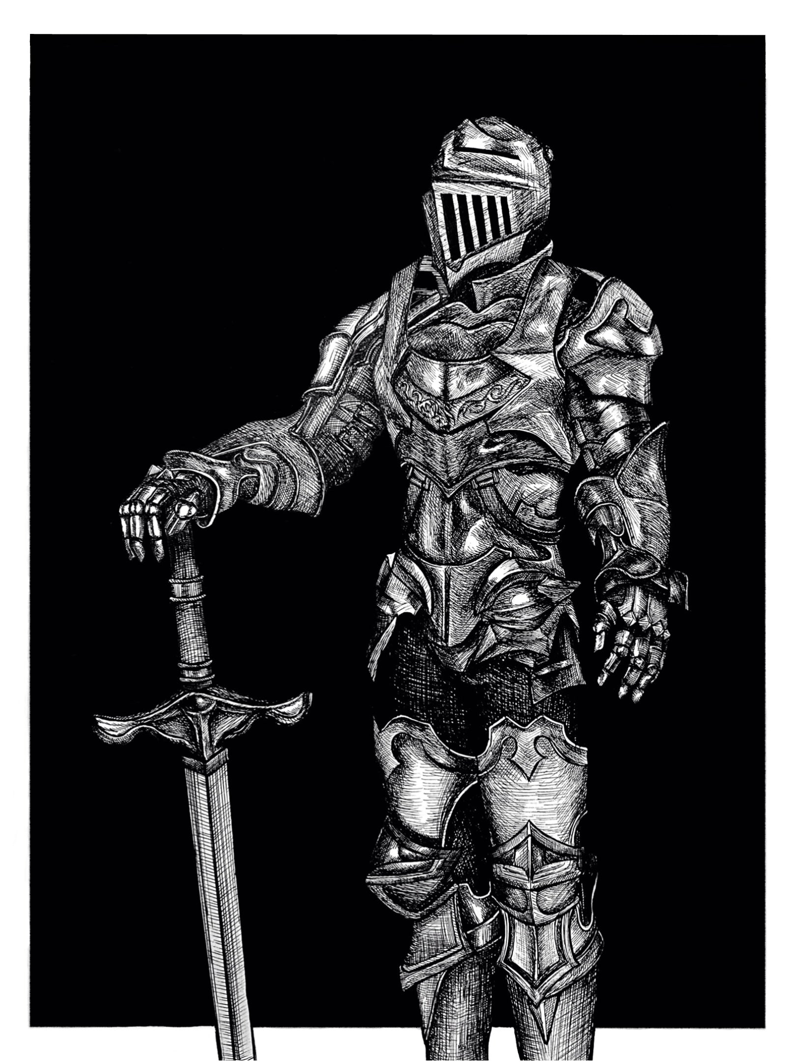 Medieval Knight - Print